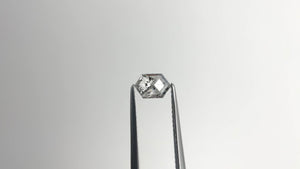0.61ct 7.06x4.66x2.00mm Hexagon Rosecut 20026-15