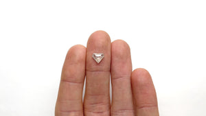 0.97ct 7.01x8.27x2.36mm Shield Rosecut 19617-06