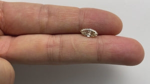 1.07ct 10.53x5.12x2.83mm SI1 Champagne Step Cut Marquise 18839-02
