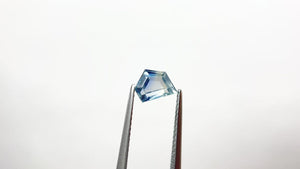 1.22ct 5.72x7.06x3.03mm Pentagon Step Cut Sapphire 21590-02