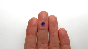 0.91ct 6.49x4.67x2.79mm Oval Cabochon Cut Sapphire 22178-01