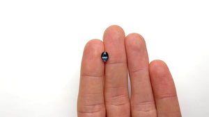 0.95ct 6.85x5.05x3.47mm Teal Oval Brilliant Sapphire 19939-21