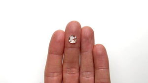 1.43ct 8.72x8.45x2.09mm SI1 O-P Antique Round Rosecut 22751-03
