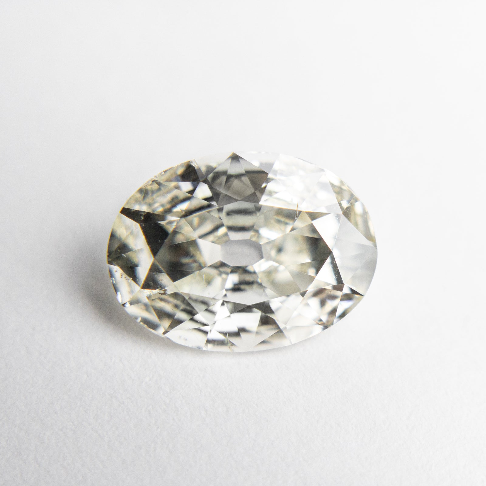 2.00ct 10.20x7.55x3.50mm SI2 M-N Modern Oval Old Mine Cut 18611-01 - Misfit Diamonds