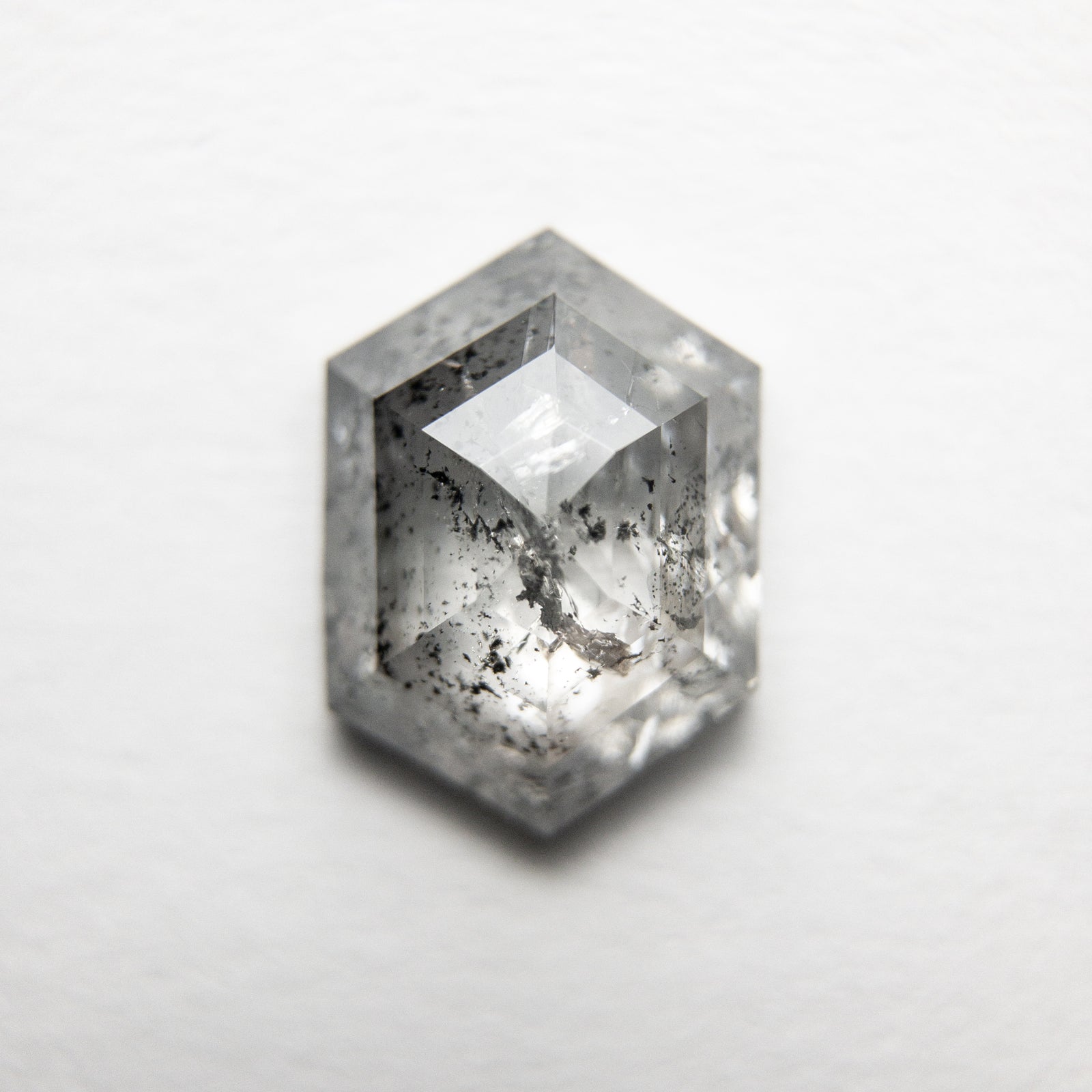 1.63ct 9.04x6.55x3.24mm Hexagon Rosecut 18198-02 - Misfit Diamonds