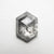 1.63ct 9.04x6.55x3.24mm Hexagon Rosecut 18198-02 - Misfit Diamonds
