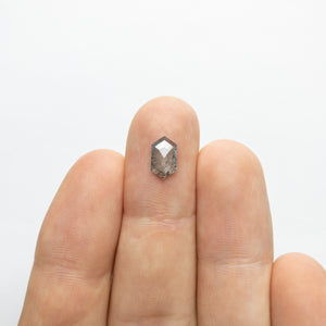 0.87ct 9.45x5.53x1.93mm Hexagon Rosecut 18198-04 - Misfit Diamonds