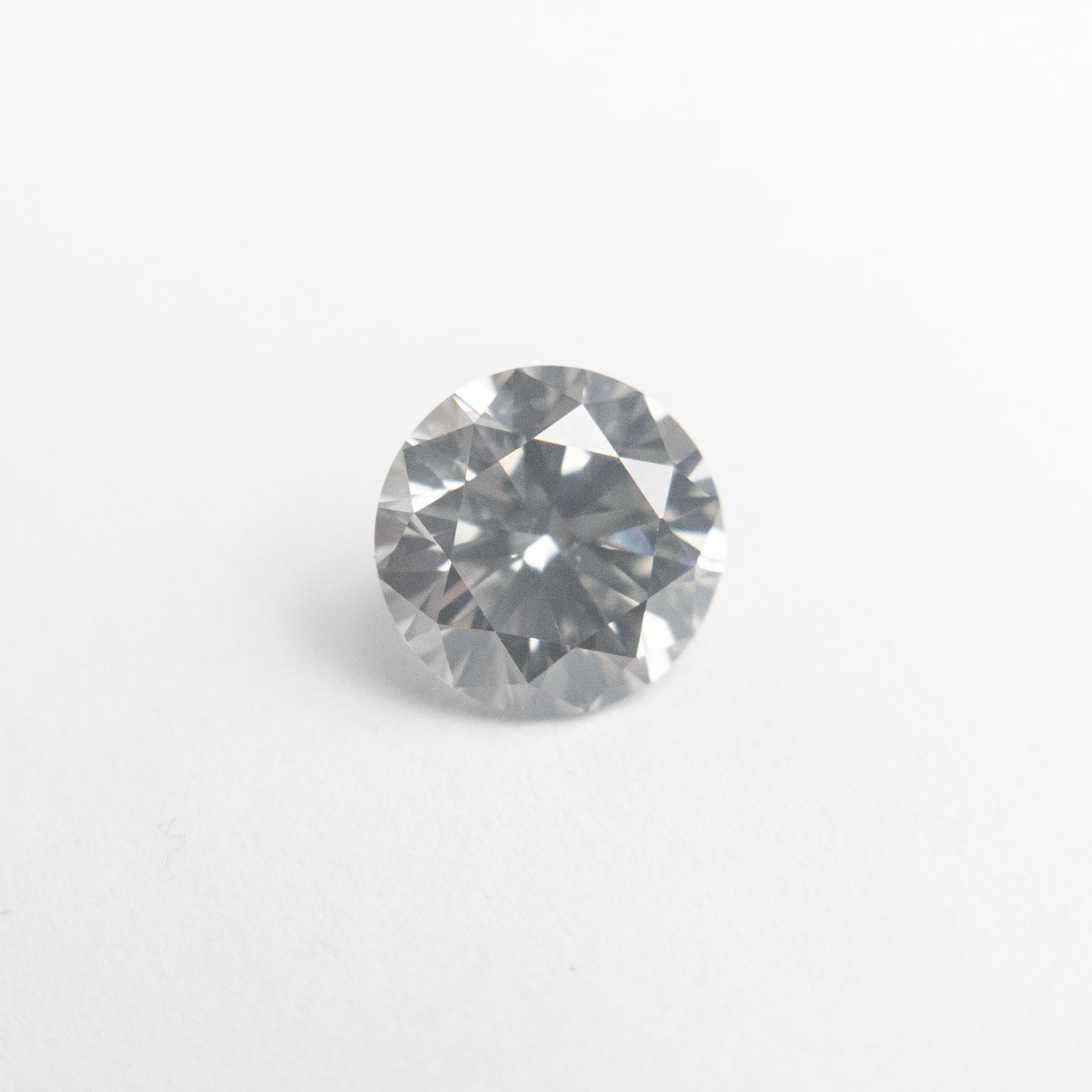 0.74ct 5.74x5.71x3.52mm Fancy Grey Round Brilliant 18968-05 - Misfit Diamonds