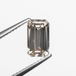 1.51ct 8.75x5.21x3.28mm SI2 C3 Champagne Cut Corner Rectangle Step Cut 19496-02