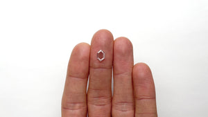0.51ct 8.43x5.44x1.04mm VS1 E Hexagon Portrait Cut 19854-44