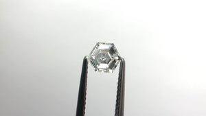 0.85ct 6.27x5.51x3.16mm GIA VS2 F Hexagon Step Cut 19019-01