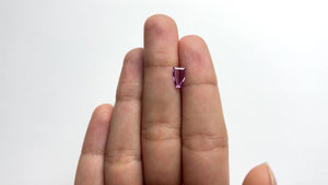 0.65ct 7.82x5.11x1.35mm Geometric Portrait Cut Sapphire 22408-01