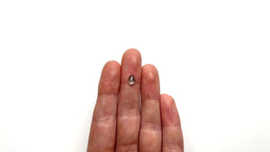 0.60ct 6.84x4.64x2.39mm Pear Rosecut 19616-14