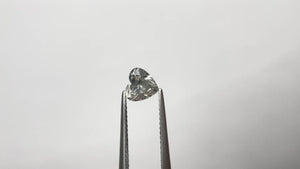 1.05ct 6.41x6.60x4.09mm Fancy Grey Heart Brilliant 19913-06