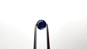 0.56ct 5.02x5.00x3.12mm Round Brilliant Sapphire 22176-01