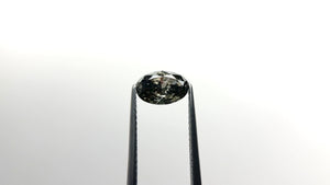 1.07ct 8.12x5.36x3.18mm SI2 Fancy Dark Grey Oval Brilliant 21593-09