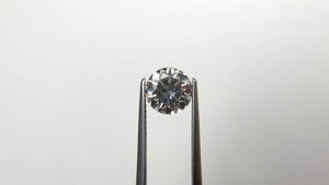 2.05ct 7.57x7.63x5.27mm GIA Fancy Light Grey Round Brilliant 18988-01