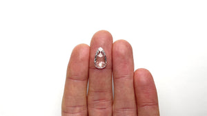 3.33ct 15.13x8.69x3.22mm GIA SI1 E Pear Rosecut 19157-01