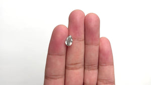 1.59ct 9.71x5.95x3.83mm I1 Fancy Grey Pear Brilliant 21951-01