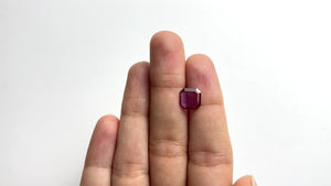 1.53ct 8.52x8.49x1.48mm Cut Corner Rectangle Portrait Cut Sapphire 22423-01