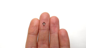 0.47ct 6.83x4.90x2.48mm Kite Rosecut Sapphire 22433-02