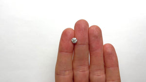 0.86ct 6.10x6.07x3.76mm GIA SI1 Light Grey Round Brilliant 19543-01