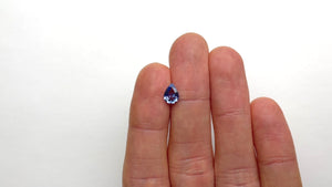 0.94ct 8.05x5.92x2.96mm Pear Double Cut Sapphire 22127-01