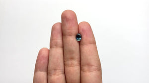0.99ct 6.98x5.10x3.37mm Oval Brilliant Sapphire 19939-53