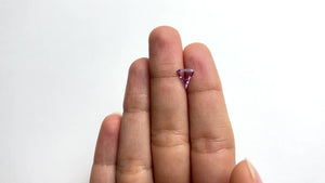 0.66ct 8.48x7.44x1.44mm Shield Portrait Cut Sapphire 22410-01