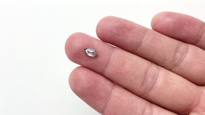 0.66ct 7.88x4.08x2.32mm Hexagon Rosecut 18221-05