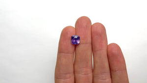 4.01ct 8.64x8.16x5.98mm Cut Corner Rectangle Brilliant Sapphire 21653-01