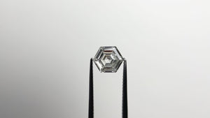 2.01ct 8.69x7.24x3.90mm GIA VS2 H Hexagon Step Cut 21685-01