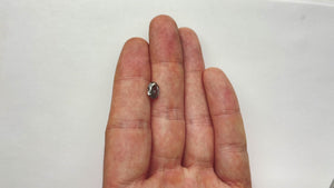 1.55ct 8.56x6.22x3.78mm GIA I1 Fancy Grey Oval Brilliant 19266-01