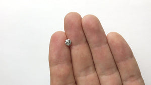 0.65ct 5.33x5.31x3.49mm Fancy Grey Round Brilliant 18273-05