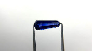 3.65ct 16.66x6.33x3.84mm Shield Step Cut Sapphire 19508-01