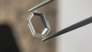 1.04ct 10.75x7.14x1.32mm SI1-SI2+ F-G Hexagon Portrait Cut 18863-02
