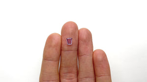 0.54ct 6.54x5.29x1.24mm Shield Portrait Sapphire 22409-01