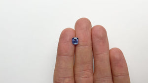 1.18ct 6.46x5.78x3.08mm Cut Corner Rectangle Step Cut Sapphire 21628-01