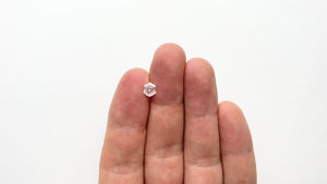 0.74ct 6.85x5.70x2.30mm VS2 E/F Hexagon Step Cut 🇨🇦 19644-02