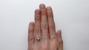 2.06ct 9.13x7.39x3.35mm Hexagon Rosecut 18313-10