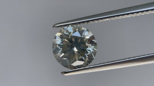 2.71ct 8.45x8.43x5.80mm SI2+ Fancy Grey Round Brilliant 18843-01