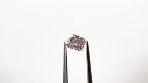 1.02ct 6.19x4.99x3.47mm GIA I1 Fancy Brownish Pink Cut Corner Rectangle Brilliant 21612-01