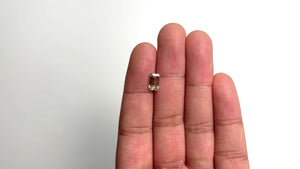 1.51ct 8.75x5.21x3.28mm SI2 C3 Champagne Cut Corner Rectangle Step Cut 19496-02