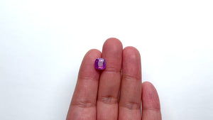 3.05ct 8.42x7.87x4.85mm Cushion Brilliant Sapphire 21986-01