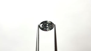 1.51ct 9.05x6.42x3.93mm SI2 Fancy Grey Oval Brilliant 22828-01