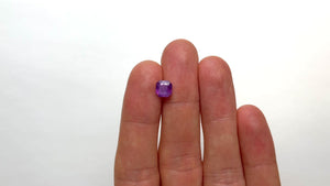 2.09ct 7.05x6.77x4.60mm Cut Corner Rectangle Brilliant Sapphire 21642-01