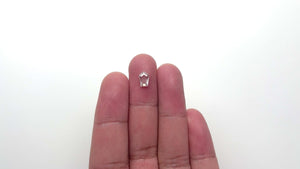 0.63ct 7.66x5.35x1.77mm SI1 C2 Pentagon Rosecut 19573-03