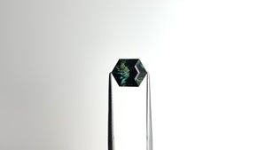 3.02ct 10.41x8.08x5.12mm Hexagon Step Cut Sapphire 22312-03