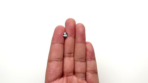 1.04ct 8.02x5.52x3.50mm SI2 Fancy Dark Grey Oval Brilliant 21593-04