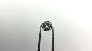 0.86ct 6.10x6.07x3.76mm GIA SI1 Light Grey Round Brilliant 19543-01